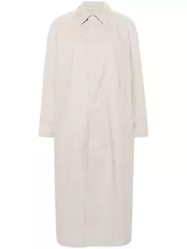 A.P.C. длинный тренч, нейтральный цвет