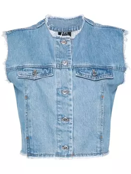 A.P.C. джинсовый жилет Barbara, синий