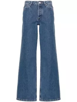 A.P.C. джинсы Elisabeth широкого кроя с завышенной талией, синий