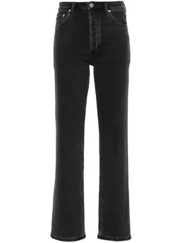 A.P.C. джинсы Jean Naomi прямого кроя с высокой талией, черный