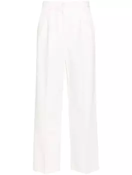 A.P.C. джинсы широкого кроя с завышенной талией, белый