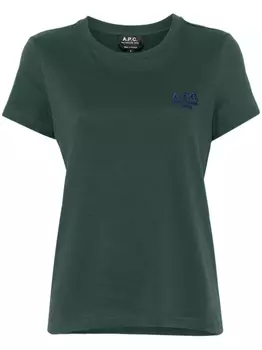 A.P.C. футболка Denise, зеленый