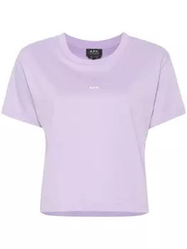 A.P.C. футболка Jen, фиолетовый