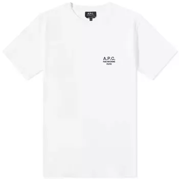A.P.C. Футболка Raymond с вышитым логотипом, белый
