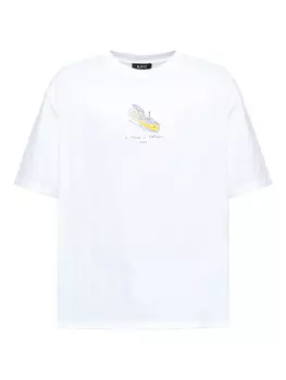 A.P.C. футболка с круглым вырезом, белый