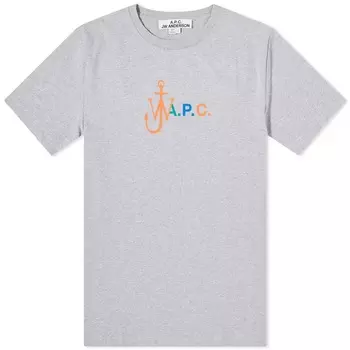 A.P.C. Футболка с логотипом Anchor из коллаборации с JW Anderson