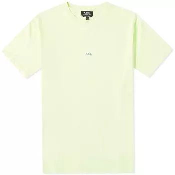 A.P.C. Футболка с логотипом Kyle Fluo