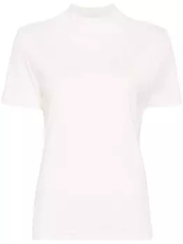 A.P.C. футболка с принтом логотипа - хлопок, белый