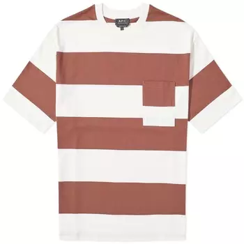 A.P.C. Футболка в полоску Anthony Block