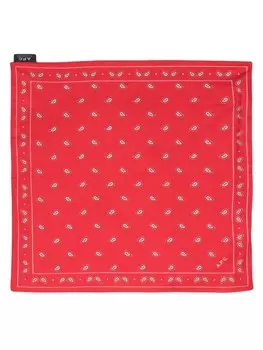 A.P.C. хлопковая бандана с принтом пейсли, красный