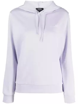 A.P.C. худи Item, фиолетовый