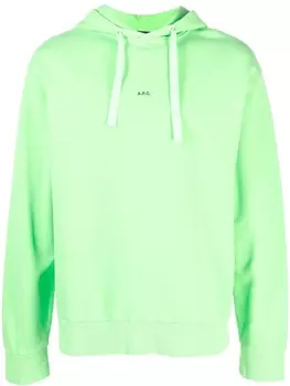 A.P.C. худи Larry, зеленый