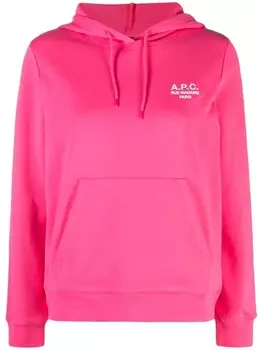A.P.C. худи Manuela с кулиской, розовый