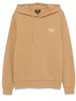 A.P.C. худи Rue, коричневый