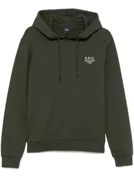 A.P.C. худи Rue Madame, зеленый