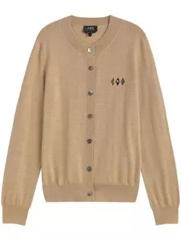 A.P.C. кардиган Ruth, нейтральный