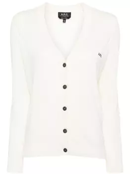 A.P.C. кардиган с V-образным вырезом, желтый