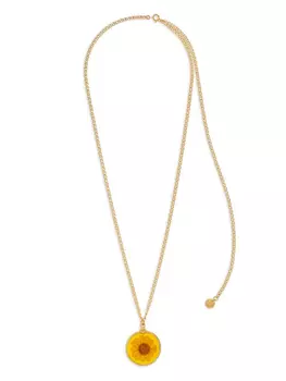 A.P.C. колье с подвеской, желтый