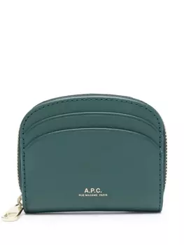 A.P.C. кошелек Demi-Lune, зеленый
