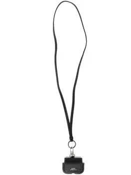 A.P.C. кошелек с логотипом, черный