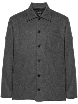 A.P.C. куртка-рубашка Jamie, серый