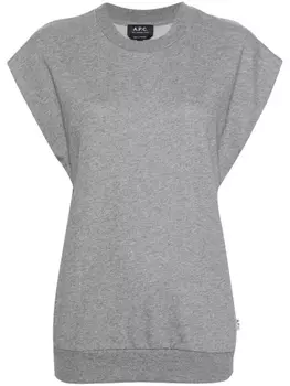 A.P.C. меланжевая рубашка, серый