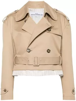 A.P.C. многослойный тренч, нейтральный цвет