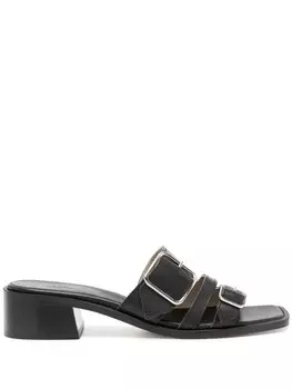 A.P.C. мюли Aly Talon 50, черный