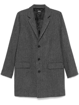 A.P.C. пальто Visconti, черный