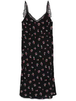 A.P.C. платье миди Lisa, черный