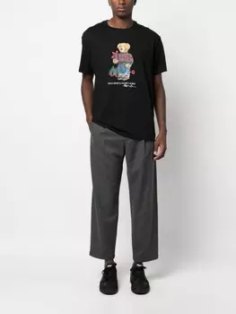 A.P.C. прямые брюки из смесовой шерсти, серый