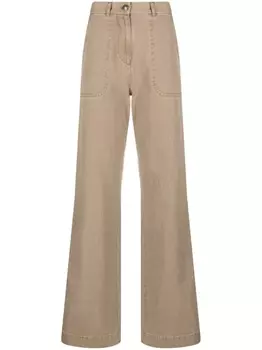A.P.C. прямые джинсы, нейтральный цвет