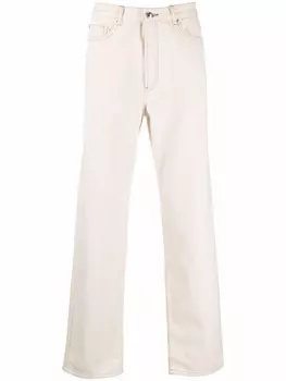 A.P.C. прямые джинсы, нейтральный цвет