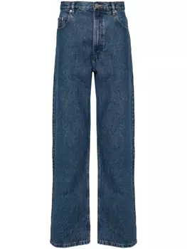 A.P.C. прямые джинсы, синий