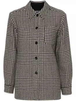 A.P.C. рубашка Darlene из смесовой вирджинской шерсти, нейтральный цвет