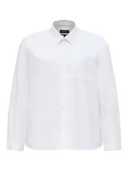 A.P.C. рубашка на пуговицах, белый