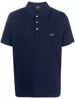 A.P.C. рубашка поло Antoine, синий