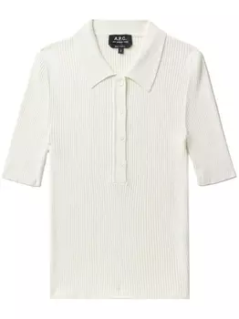 A.P.C. рубашка поло Danae, белый
