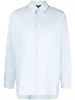 A.P.C. рубашка Rosie, синий
