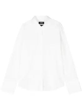 A.P.C. рубашка с длинными рукавами, белый