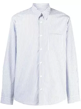 A.P.C. рубашка в полоску, синий