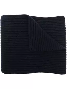 A.P.C. шарф крупной вязки, синий