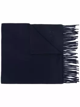 A.P.C. шерстяной шарф Ambroise, синий