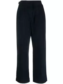 A.P.C. широкие брюки со складками, синий