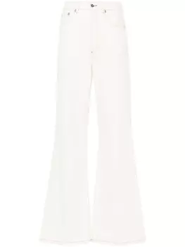 A.P.C. широкие джинсы Clinteau с завышенной талией, серый