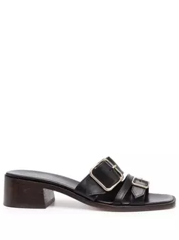 A.P.C. шлепанцы Aly Talon, черный