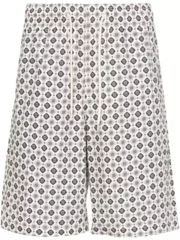 A.P.C. шорты Vincento с геометричным принтом, нейтральный цвет