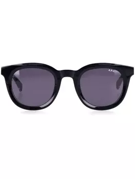 A.P.C. солнцезащитные очки Лу, черный
