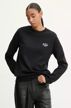 A.P.C. стандартная толстовка Rue Madame GOTS, черный