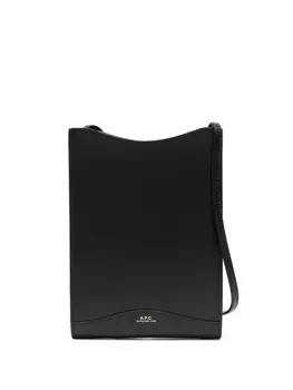 A.P.C. сумка Jamie с логотипом, черный
